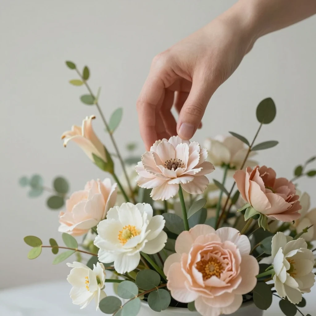 Garden Whispers collection with natural organic floral design